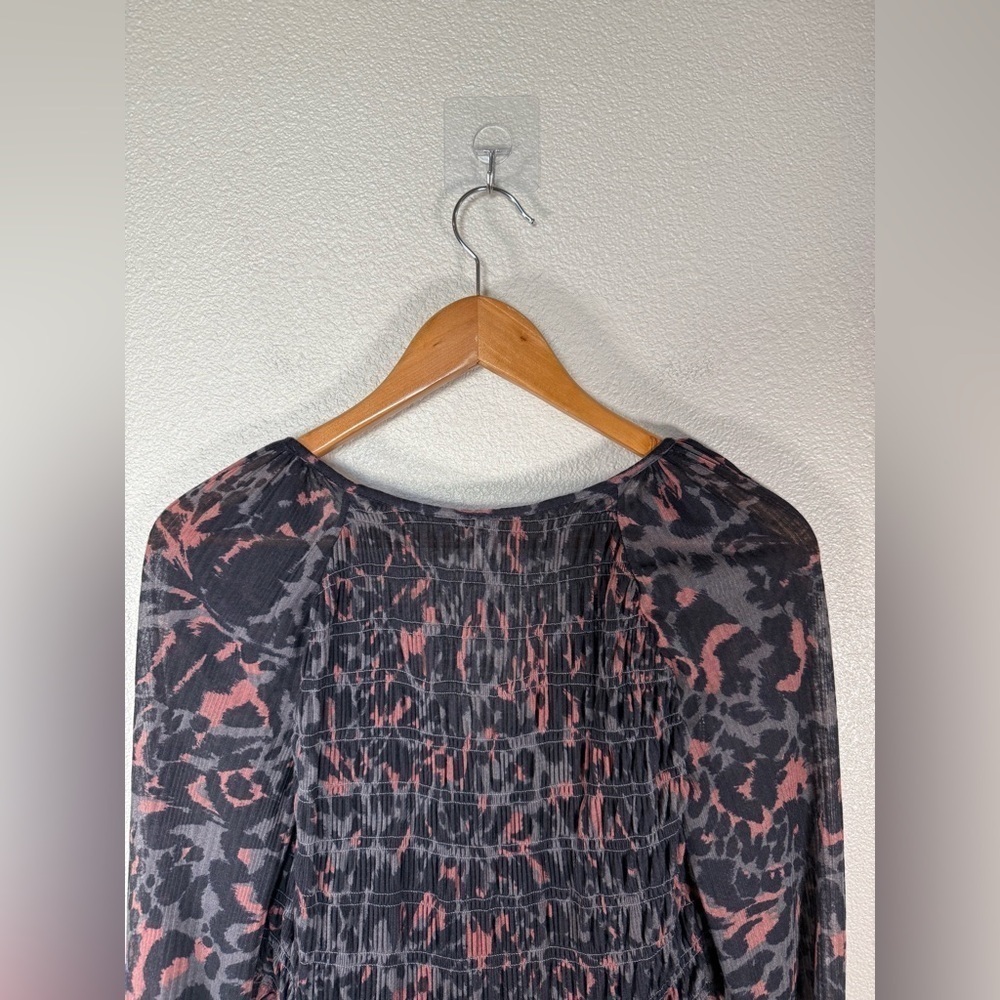 Free People Dark Romance Babydoll Tunic in Dark Combo, Sz XS, M44 - Picture 6 of 11